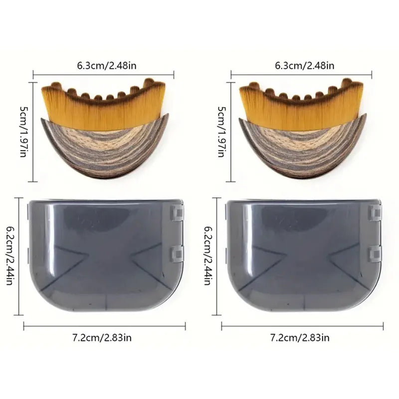 Cepillo facial de contorno linfático, escultura de barbilla y línea de mandíbula, masajeador de drenaje para rostro, diseñado ergonomicamente para adaptarse a la piel con precisión