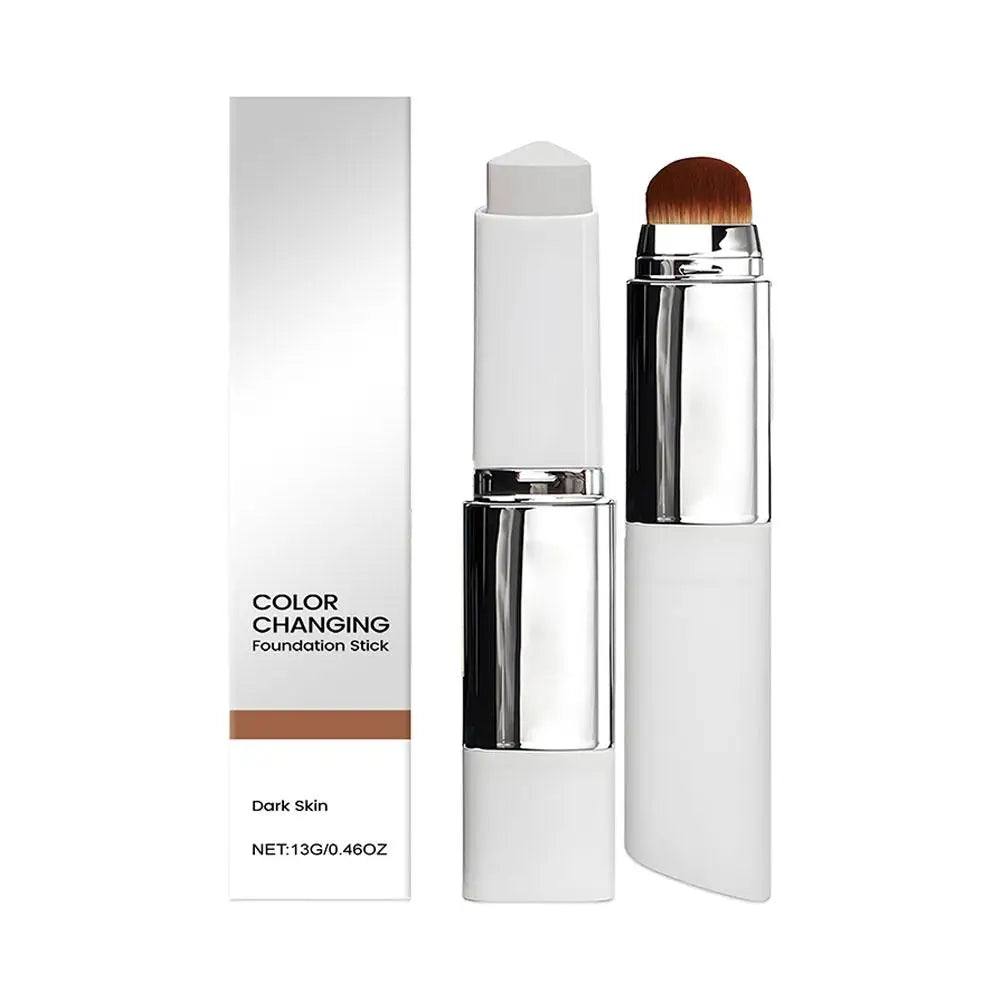 Base en barra 2 en 1 que cambia de Color, base iluminadora hidratante ligera líquida que cambia de Color para todo tipo de piel
