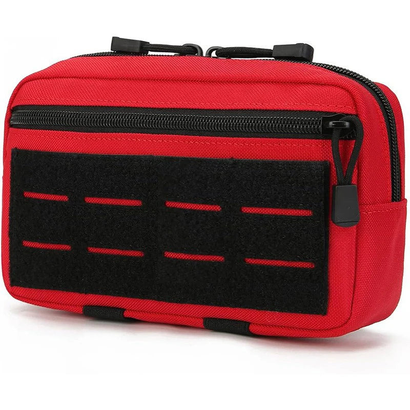 Bolsa Táctica Molle de 1000D con Corte Láser, Compacta, Resistente al Agua, para Mochila, Chaleco, Cinturón de Servicio, Accesorio de Caza