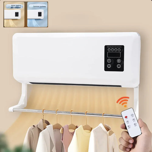 Aire acondicionado portátil sin conductos, ventilador y calentador de aire acondicionado montado en la pared, ventilador de aire acondicionado RV, calentador combinado dividido
