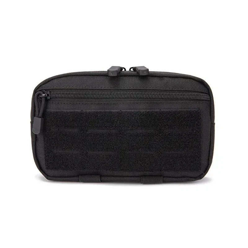Bolsa Táctica Molle de 1000D con Corte Láser, Compacta, Resistente al Agua, para Mochila, Chaleco, Cinturón de Servicio, Accesorio de Caza