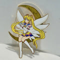 Pins de Sailor Moon, insignias y broches de moda con diseños de dibujos animados, artículos derivados, para mujer, decoraciones para exteriores, pin de esmalte, regalos para fiestas