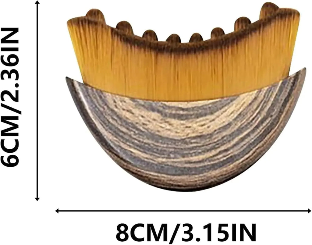 Cepillo facial de contorno linfático, escultura de barbilla y línea de mandíbula, masajeador de drenaje para rostro, diseñado ergonomicamente para adaptarse a la piel con precisión