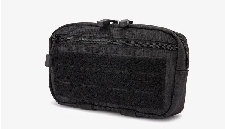 Bolsa Táctica Molle de 1000D con Corte Láser, Compacta, Resistente al Agua, para Mochila, Chaleco, Cinturón de Servicio, Accesorio de Caza