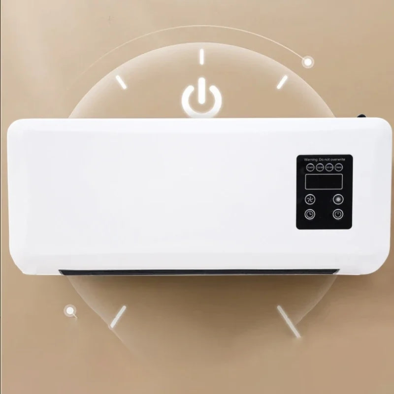 Aire acondicionado portátil sin conductos, ventilador y calentador de aire acondicionado montado en la pared, ventilador de aire acondicionado RV, calentador combinado dividido