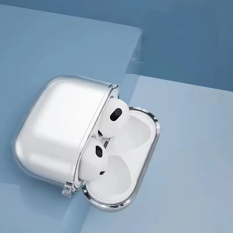 Audífonos Bluetooth Airpods 4.ª Generación 2025, Auriculares Inalámbricos con Cancelación de Ruido ANC, Estuche Transparente de TPU