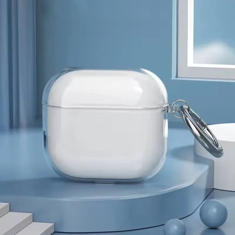 Audífonos Bluetooth Airpods 4.ª Generación 2025, Auriculares Inalámbricos con Cancelación de Ruido ANC, Estuche Transparente de TPU