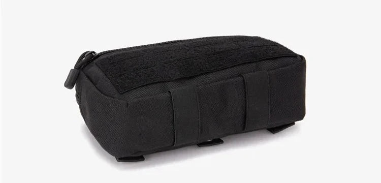 Bolsa Táctica Molle de 1000D con Corte Láser, Compacta, Resistente al Agua, para Mochila, Chaleco, Cinturón de Servicio, Accesorio de Caza