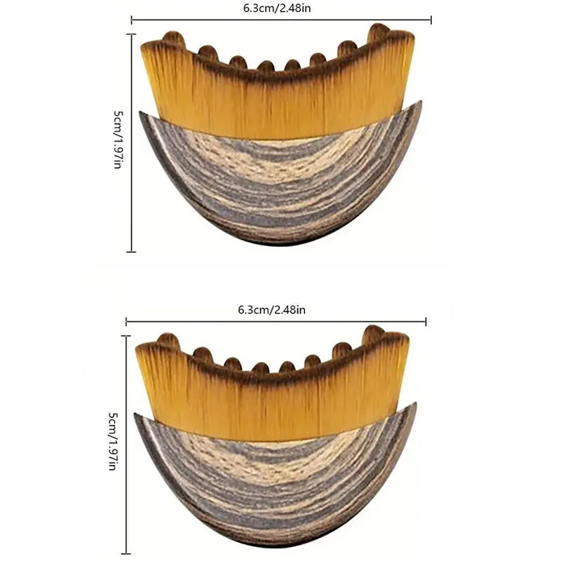 Cepillo facial de contorno linfático, escultura de barbilla y línea de mandíbula, masajeador de drenaje para rostro, diseñado ergonomicamente para adaptarse a la piel con precisión