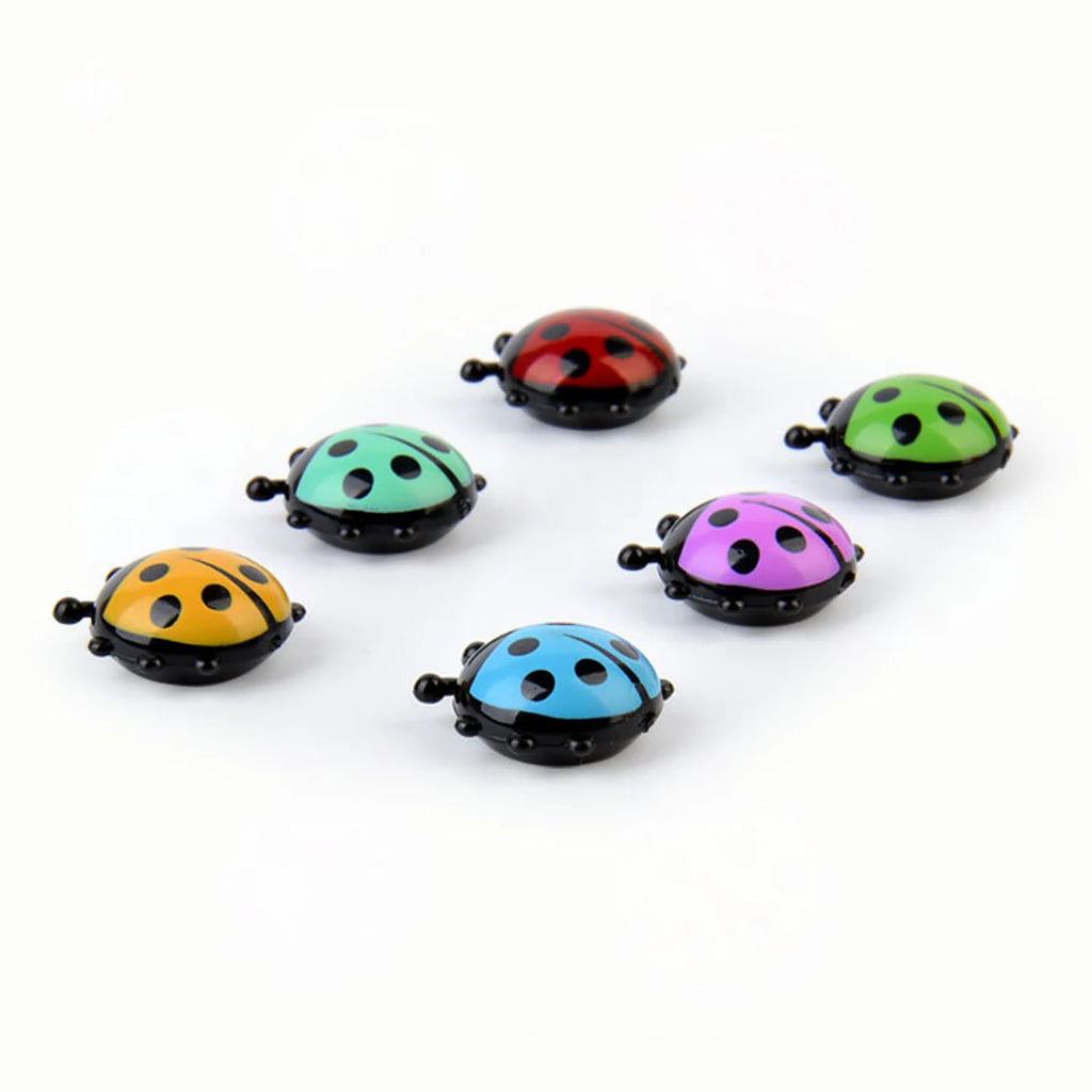 Juego de 6 pegatinas magnéticas para nevera de mariquita, tablero de mensajes de dibujos animados 3D, recordatorio, decoraciones para el hogar, regalo para K
