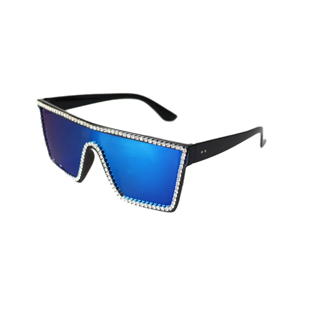 Gafas de sol cuadradas con gradiente blanco clásico para mujer, gafas de visión nocturna Retro a la moda para conductores, gafas para hombre con marco grande para viajes y ciclismo
