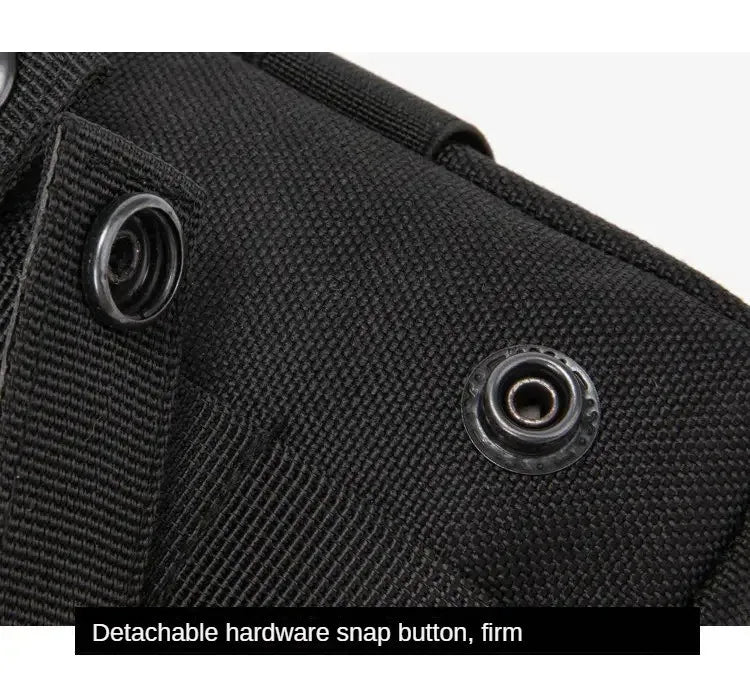 Bolsa Táctica Molle de 1000D con Corte Láser, Compacta, Resistente al Agua, para Mochila, Chaleco, Cinturón de Servicio, Accesorio de Caza