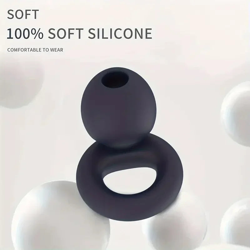Tapones para Dormir HUAK, Reducción de Ruido, Tapones para los Oídos, Suaves, Impermeables
